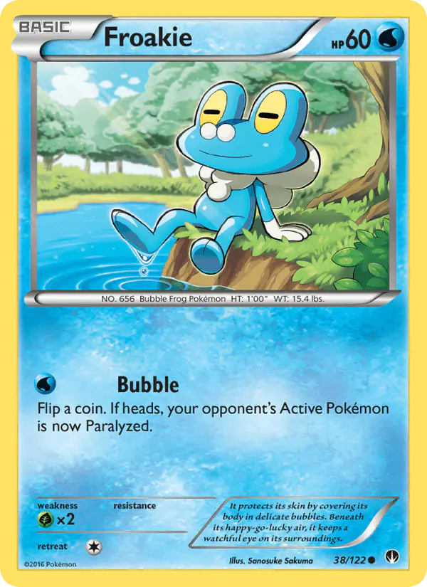 Carta Froakie 38/122 de BREAKpoint