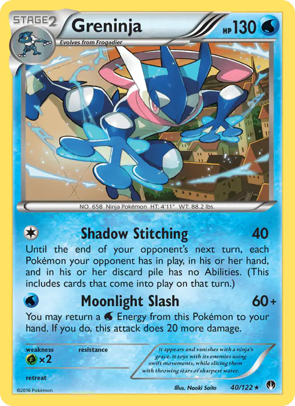 Carta Greninja 40/122 de BREAKpoint