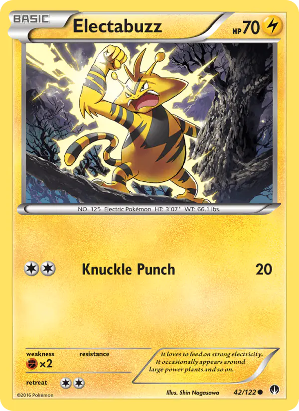 Carta Electabuzz 42/122 de BREAKpoint