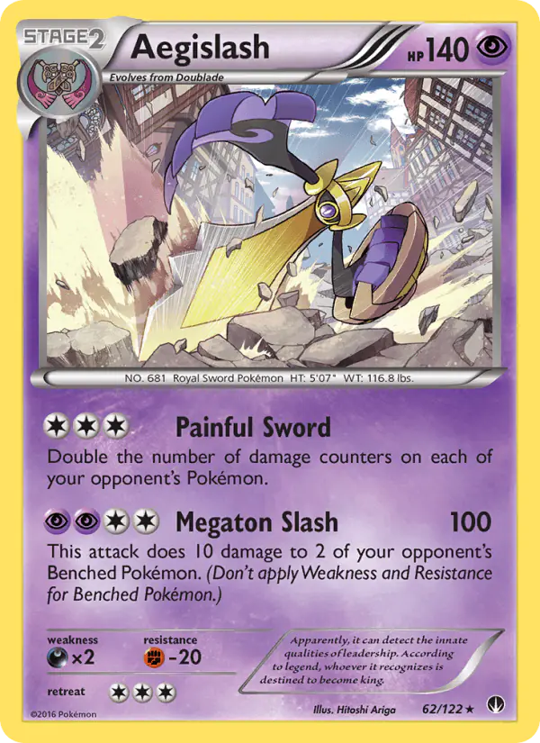 Carta Aegislash 62/122 de BREAKpoint