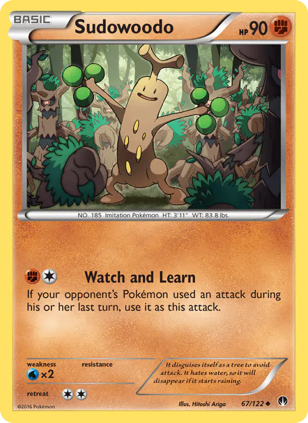 Carta Sudowoodo 67/122 de BREAKpoint