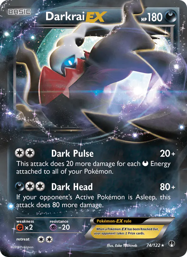 Carta Darkrai EX 74/122 de BREAKpoint