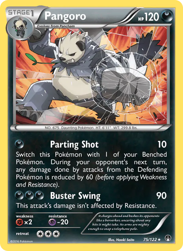 Carta Pangoro 75/122 de BREAKpoint