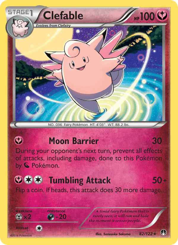 Carta Clefable 82/122 de BREAKpoint