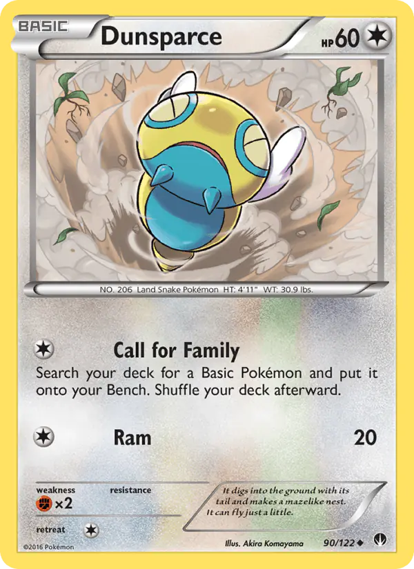 Carta Dunsparce 90/122 de BREAKpoint