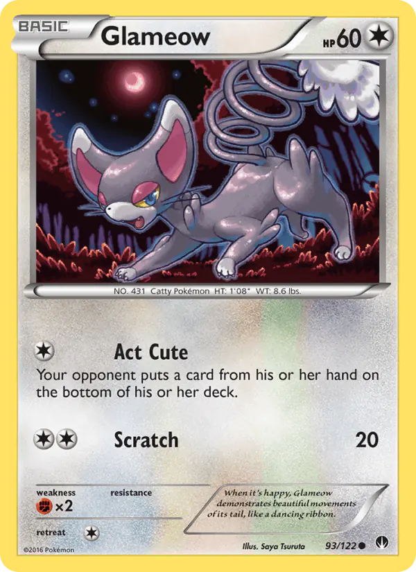 Carta Glameow 93/122 de BREAKpoint