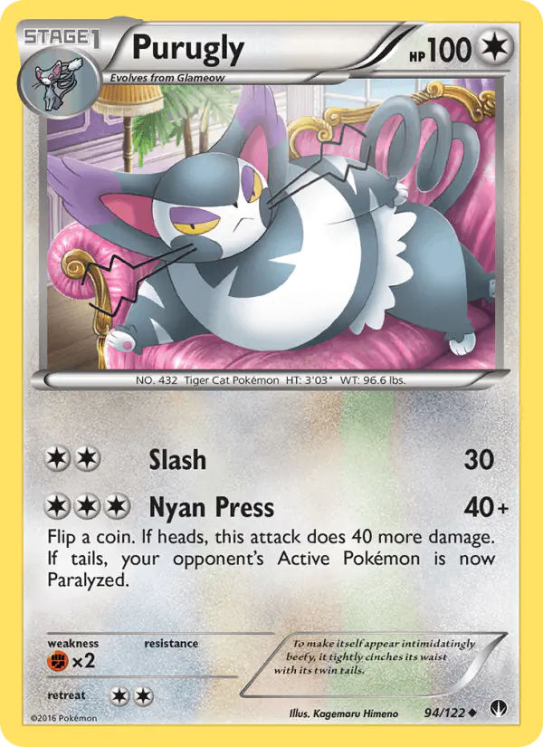 Carta Purugly 94/122 de BREAKpoint