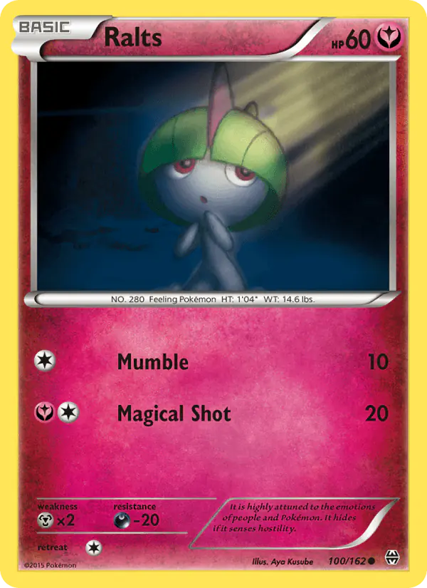 Carta Ralts 100/162 de BREAKthrough