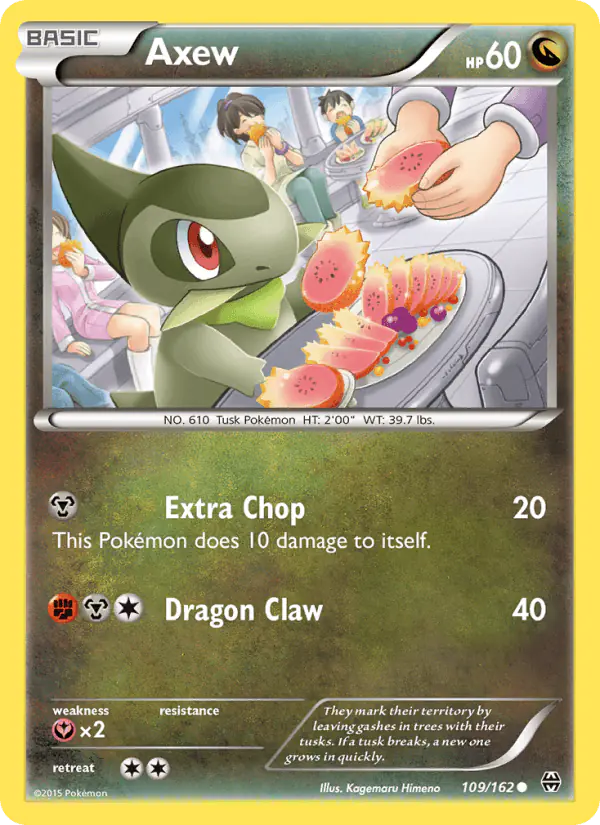 Carta Axew 109/162 de BREAKthrough