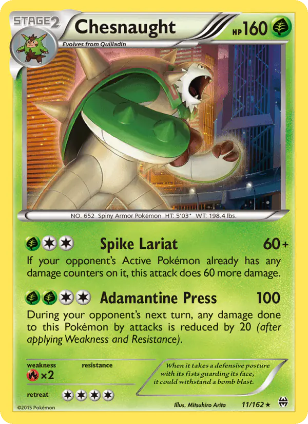 Carta Chesnaught 11/162 de BREAKthrough