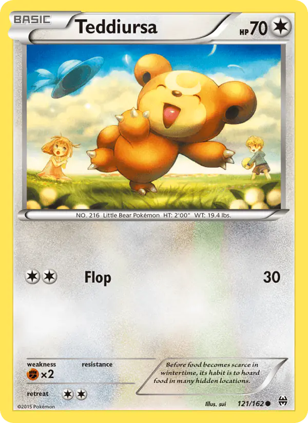 Carta Teddiursa 121/162 de BREAKthrough