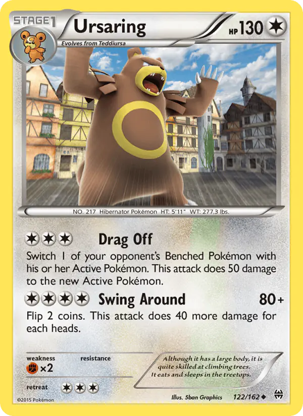 Carta Ursaring 122/162 de BREAKthrough