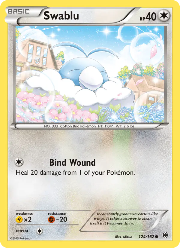 Carta Swablu 124/162 de BREAKthrough