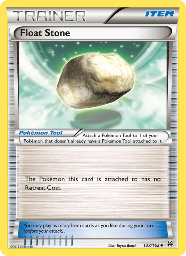 Carta Float Stone 137/162 de BREAKthrough