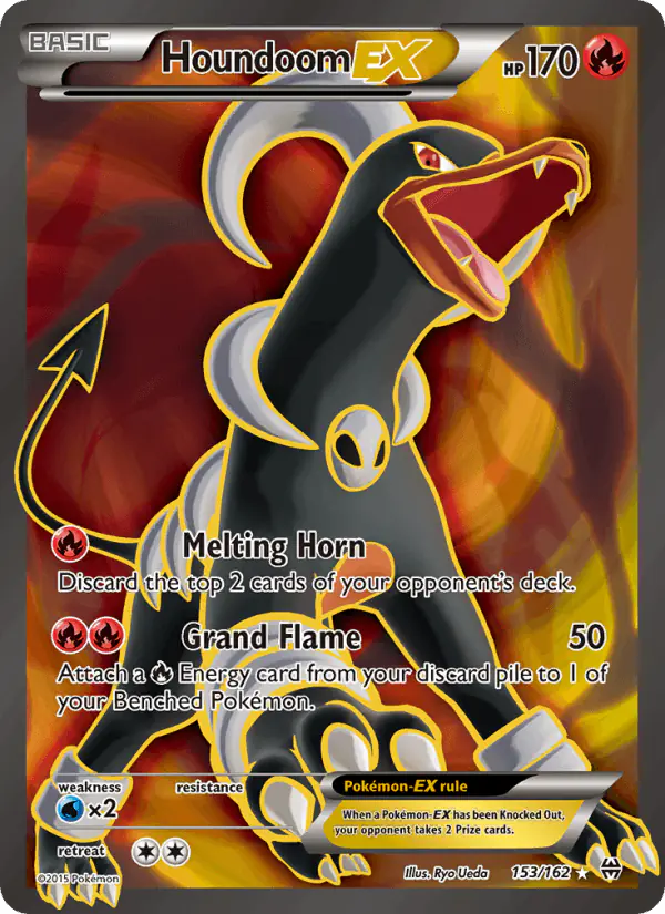 Carta Houndoom EX 153/162 de BREAKthrough