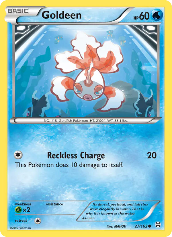 Carta Goldeen 27/162 de BREAKthrough