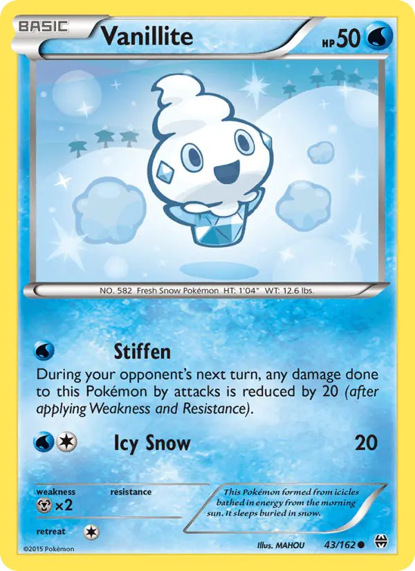 Carta Vanillite 43/162 de BREAKthrough