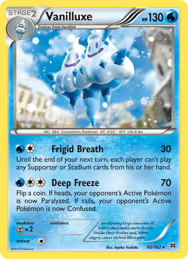 Carta Vanilluxe 45/162 de BREAKthrough