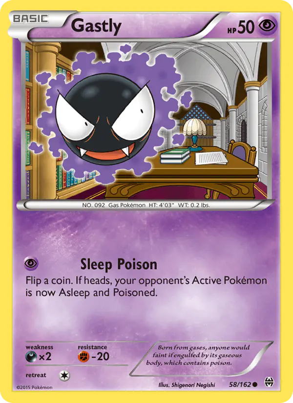 Carta Gastly 58/162 de BREAKthrough