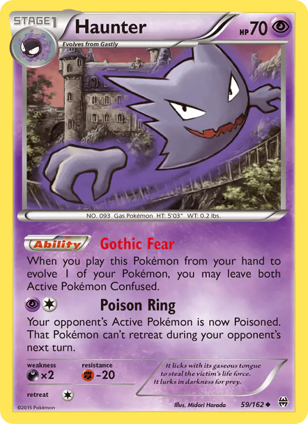 Carta Haunter 59/162 de BREAKthrough