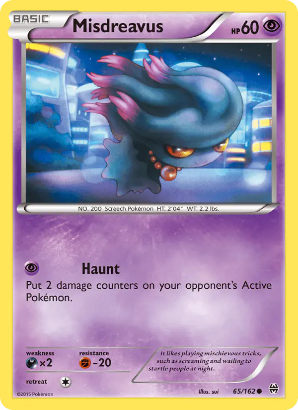 Carta Misdreavus 65/162 de BREAKthrough