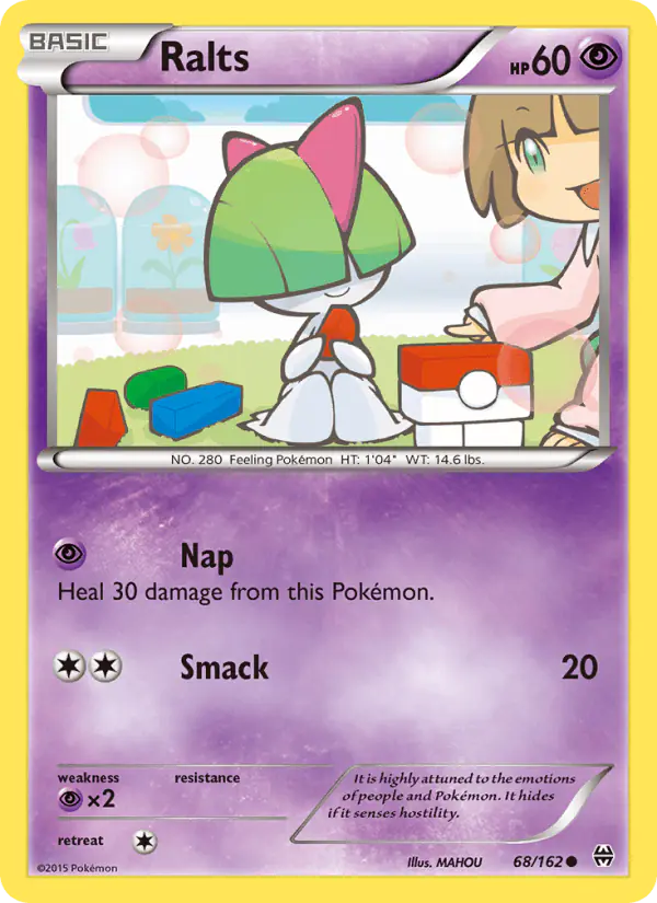 Carta Ralts 68/162 de BREAKthrough