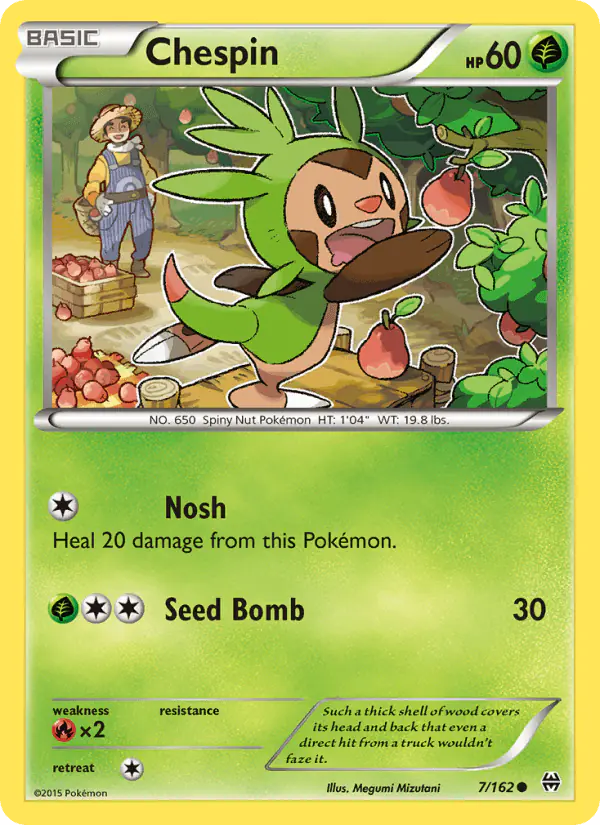 Carta Chespin 7/162 de BREAKthrough