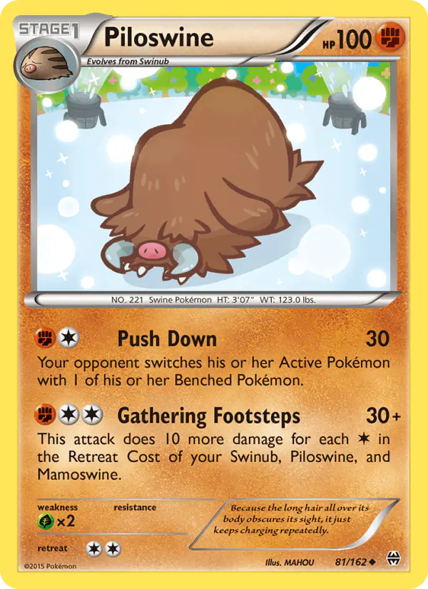 Carta Piloswine 81/162 de BREAKthrough
