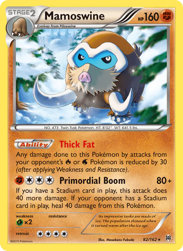 Carta Mamoswine 82/162 de BREAKthrough