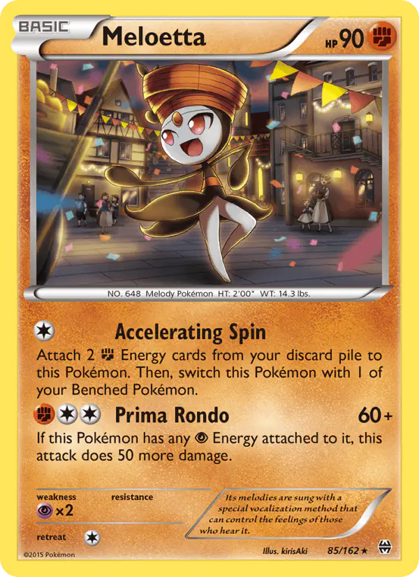Carta Meloetta 85/162 de BREAKthrough