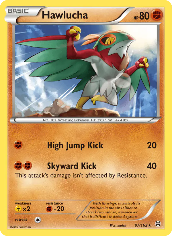 Carta Hawlucha 87/162 de BREAKthrough