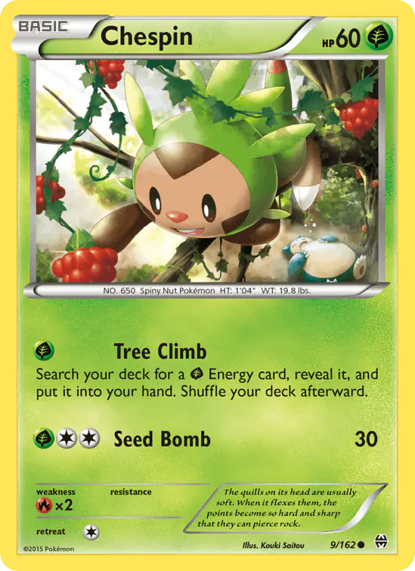 Carta Chespin 9/162 de BREAKthrough