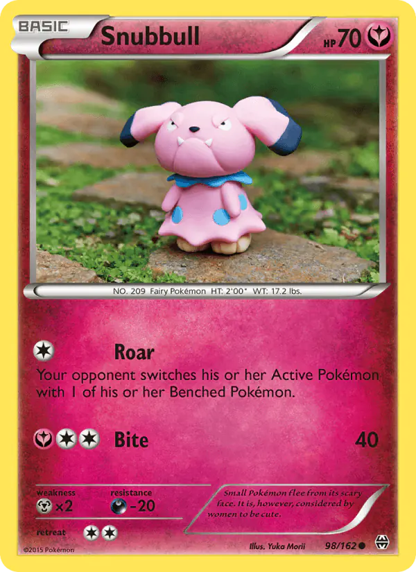 Carta Snubbull 98/162 de BREAKthrough