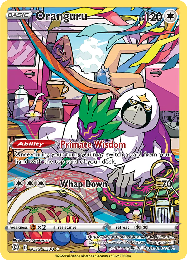 Carta Oranguru TG12 de Brilliant Stars Trainer Gallery