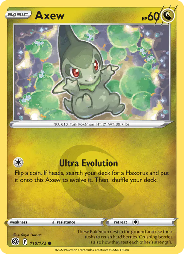 Carta Axew 110/172 de Brilliant Stars