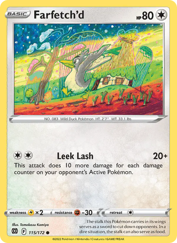 Carta Farfetch'd 115/172 de Brilliant Stars