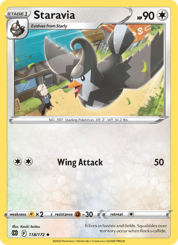 Carta Staravia 118/172 de Brilliant Stars