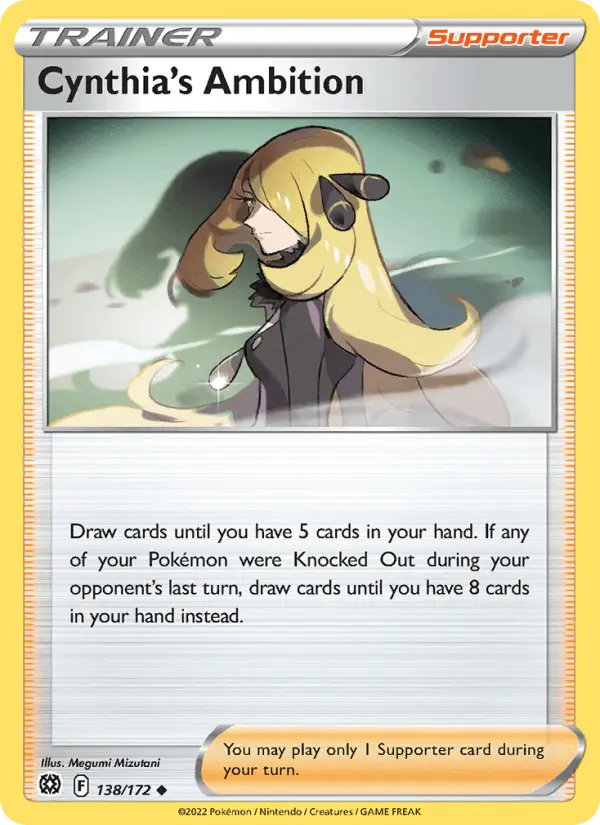 Carta Cynthia's Ambition 138/172 de Brilliant Stars