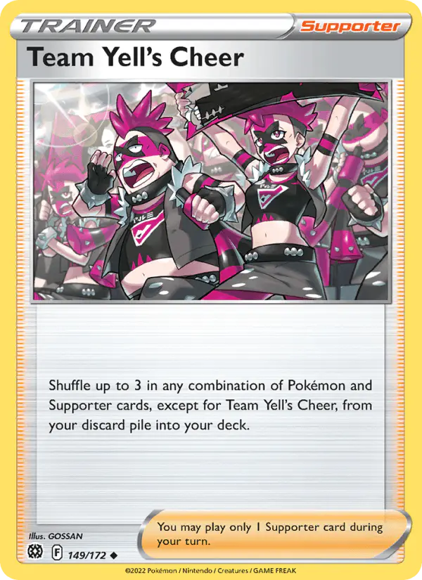 Carta Team Yell's Cheer 149/172 de Brilliant Stars
