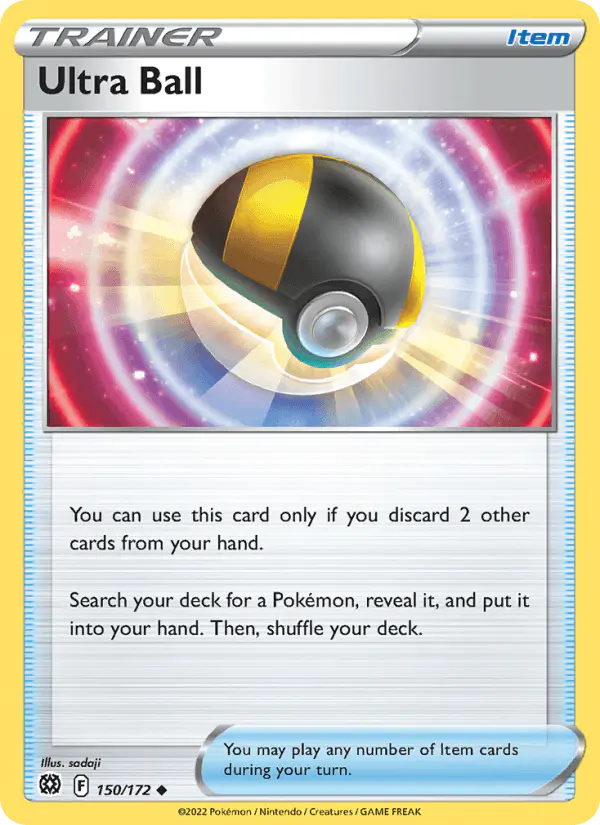 Carta Ultra Ball 150/172 de Brilliant Stars