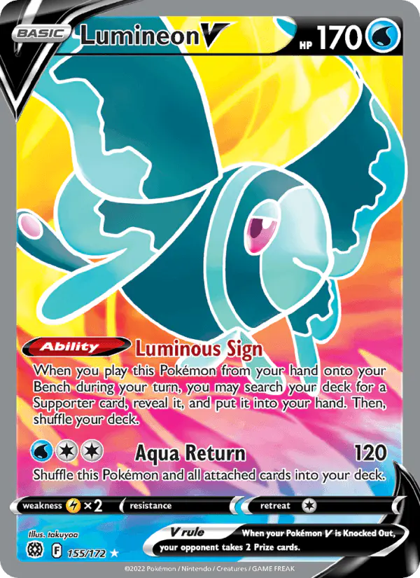 Carta Lumineon V 155/172 de Brilliant Stars