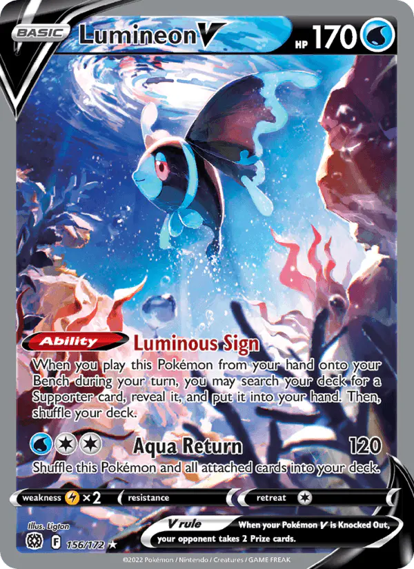 Carta Lumineon V 156/172 de Brilliant Stars
