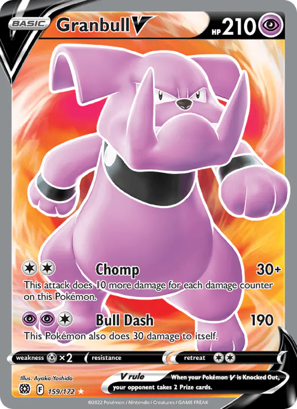 Carta Granbull V 159/172 de Brilliant Stars
