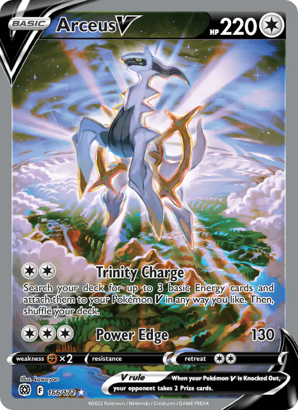 Carta Arceus V 166/172 de Brilliant Stars