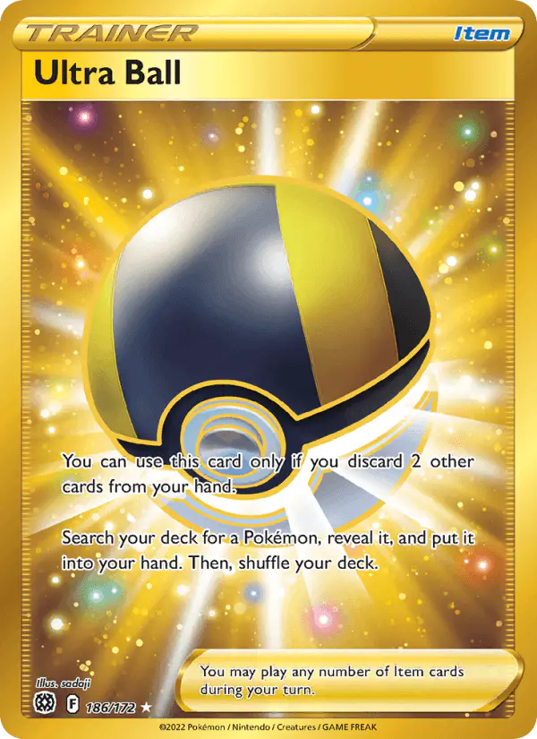 Carta Ultra Ball 186/172 de Brilliant Stars