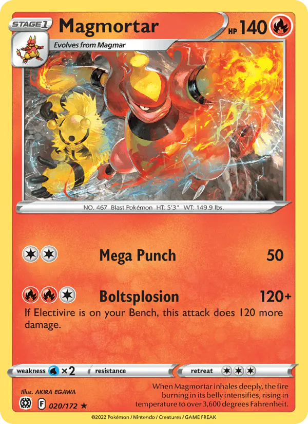 Carta Magmortar 020/172 de Brilliant Stars