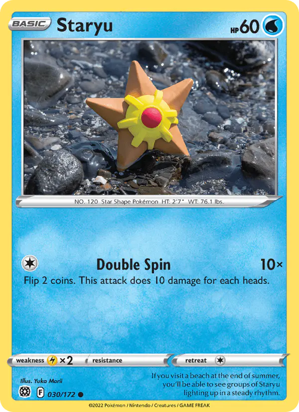 Carta Staryu 030/172 de Brilliant Stars