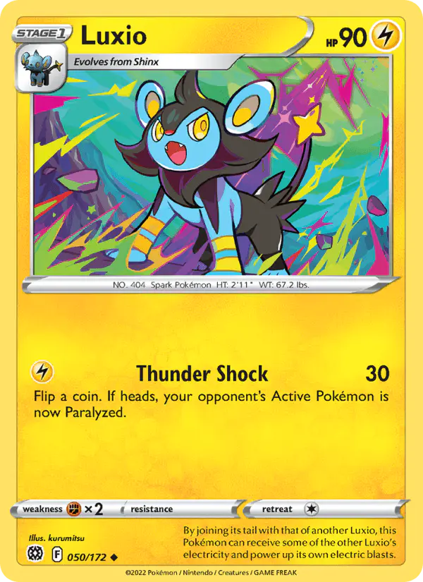 Carta Luxio 050/172 de Brilliant Stars