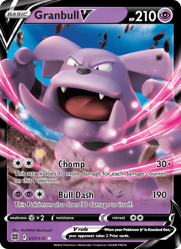 Carta Granbull V 057/172 de Brilliant Stars