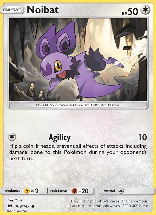 Carta Noibat 109/147 de Burning Shadows